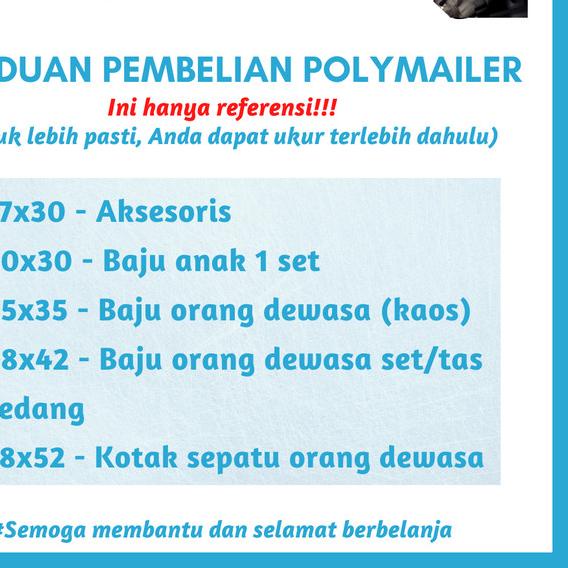 

Polymailer 38x52 Kantong Plastik Amplop Packing Online Isi 100 pcs
