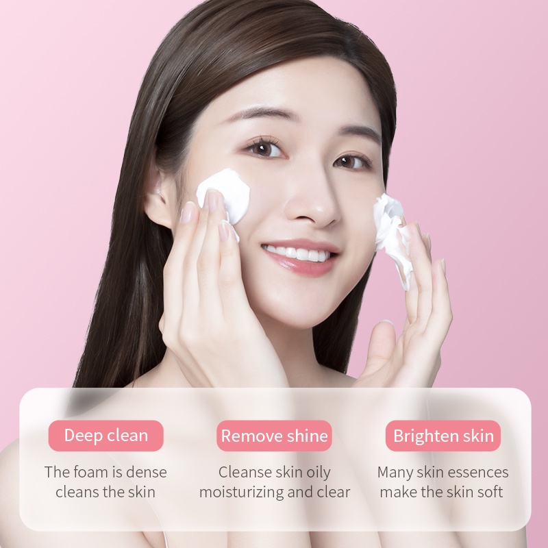 SADOER Facial Wash Cleanser Pencerah Embersih Wajah Yang Ringan Facial Foam Skin Care Pembersih Wajah