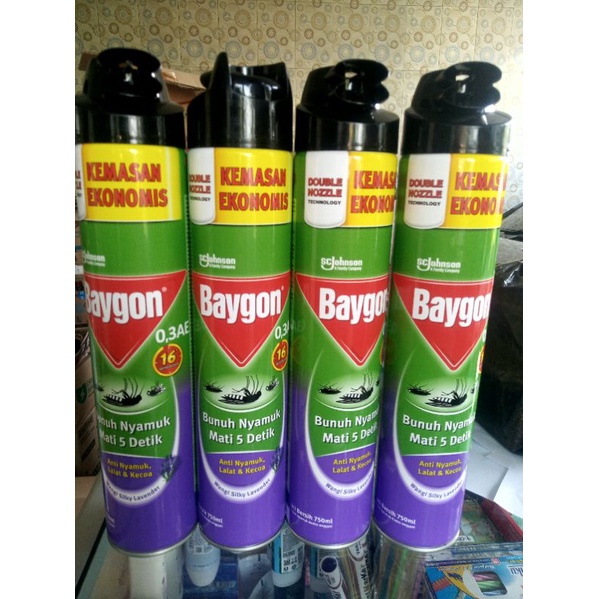 Jual Baygon Anti Nyamuk Lalat And Kecoa 750ml And 600ml Shopee Indonesia