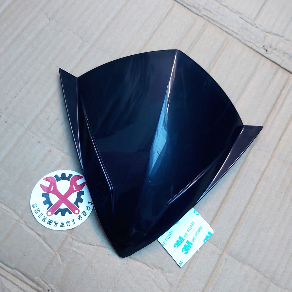 VISOR BEAT FI injeksi old warna Hitam PEKAT dan Carbon kilat COVER ATAS pertama lama INJECTION DEPAN