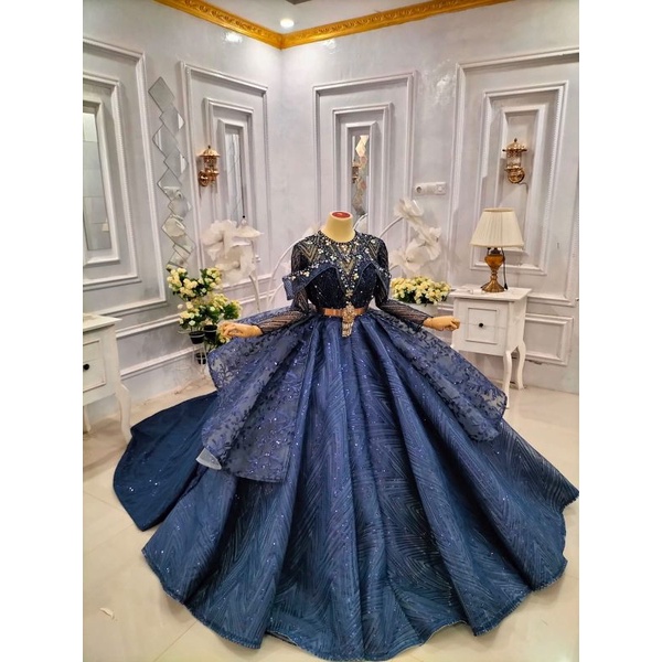 GAUN PENGANTIN/GAUN PENGANTIN MEWAH