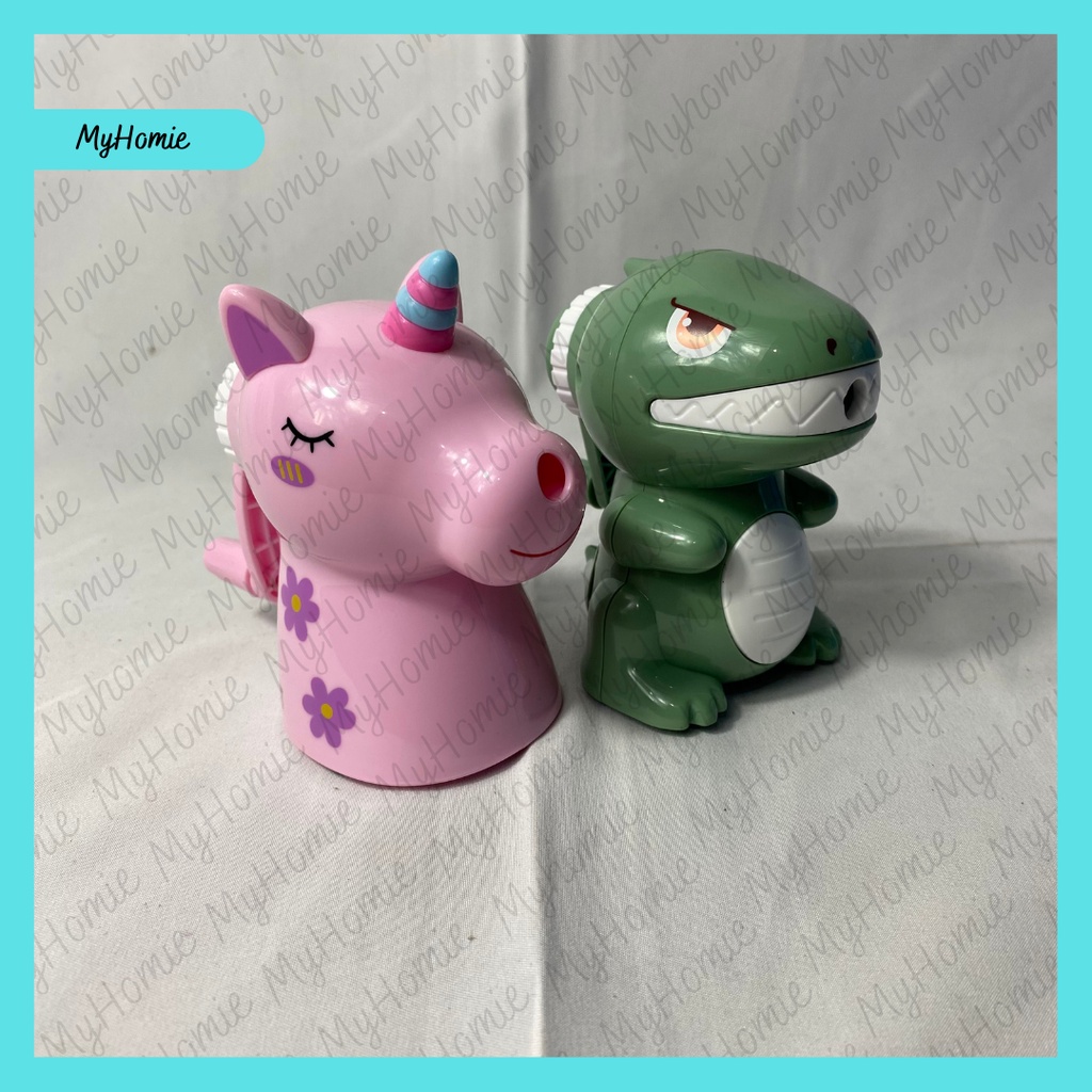 

[1PC] Rautan Serutan Putar Sharpener Pensil Dinosaurus Unicorn Lucu
