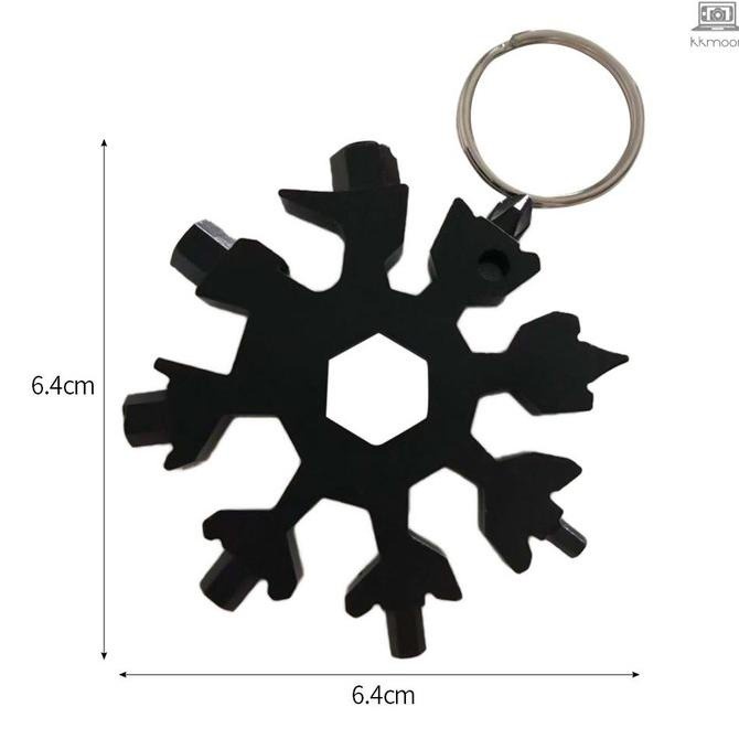 Kunci Multifungsi Multi Fungsi 18 In 1 Portable Snowflake Snowflakes