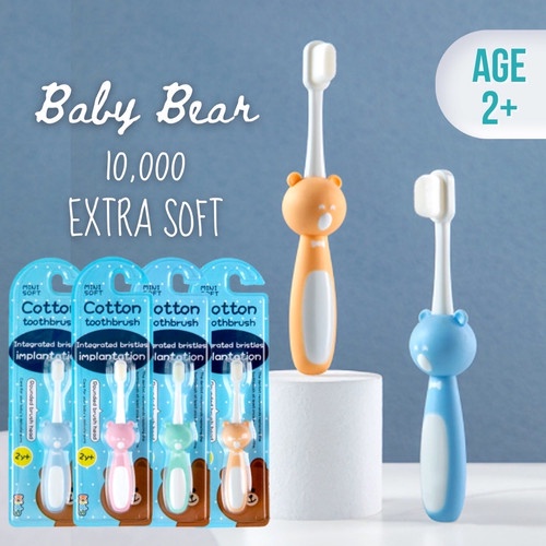 ♥BabyYank♥ SIKAT GIGI BAYI MINI SOFT COTTON TOOTHBRUSH - SIKAT GIGI ANAK SUPER LEMBUT