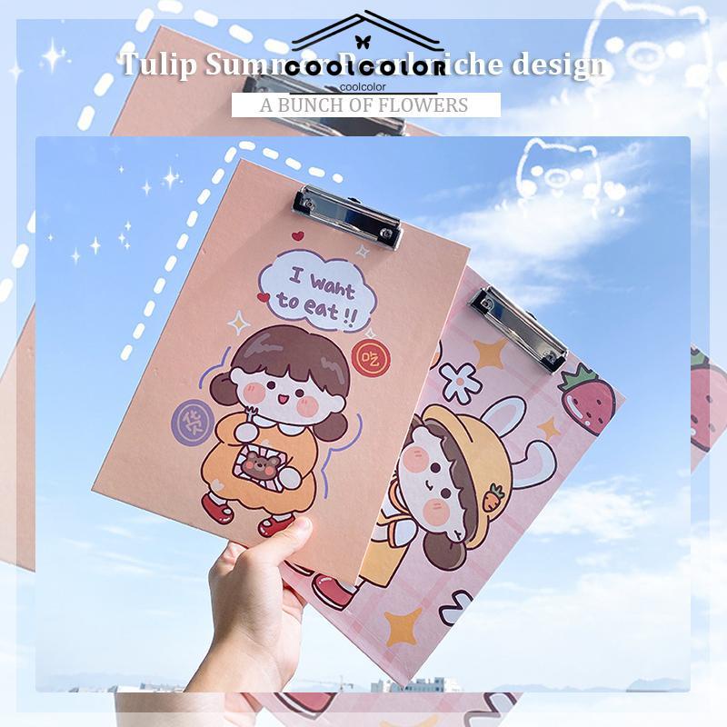 COD❤️Papan jalan A4 Clipboard With Cover Stationary- cl