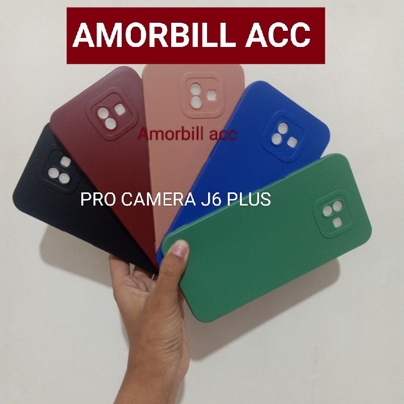 SOFT CASE MACARON PRO CAMERA SILIKON SAMSUNG J6 PLUS /J4 PLUS