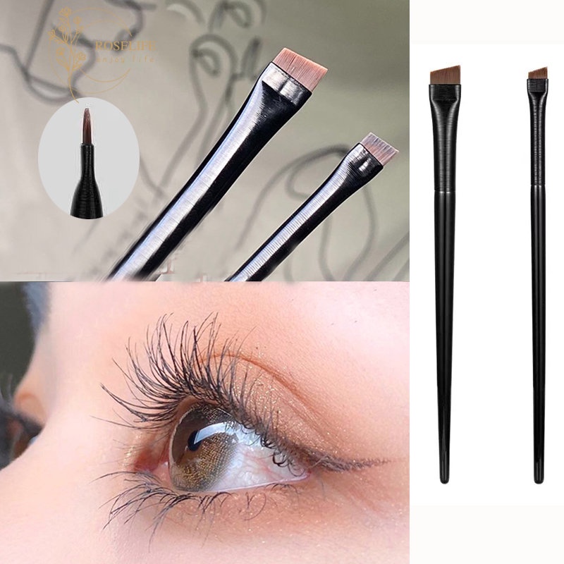 Roselife Kuas Makeup Ukuran 0.6mm Untuk Alis / Eyeshadow / Eyeliner
