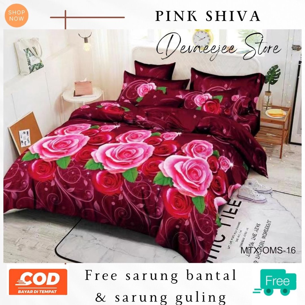 PROMO!!!! SPREI MURAH MOTIF BUNGA SILVER BAHAN TEBAL ANTI LUNTUR