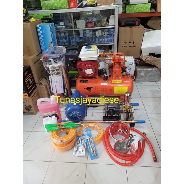 Paket Steam Salju Cuci Motor Mobil Siap Pakai