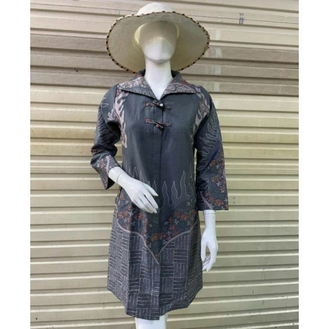 BATIK TUNIK BAHAN DOBBY PREMIUM THAMRINCITY