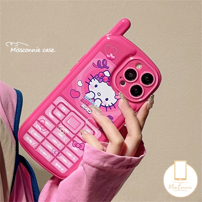 Soft Case Hp Gambar Hello Kitty Untuk IPhone 7 / 8plus / XR / 11promax / 14plus / 12 / 13 / 14pro MAX / X / XS MAX / SE