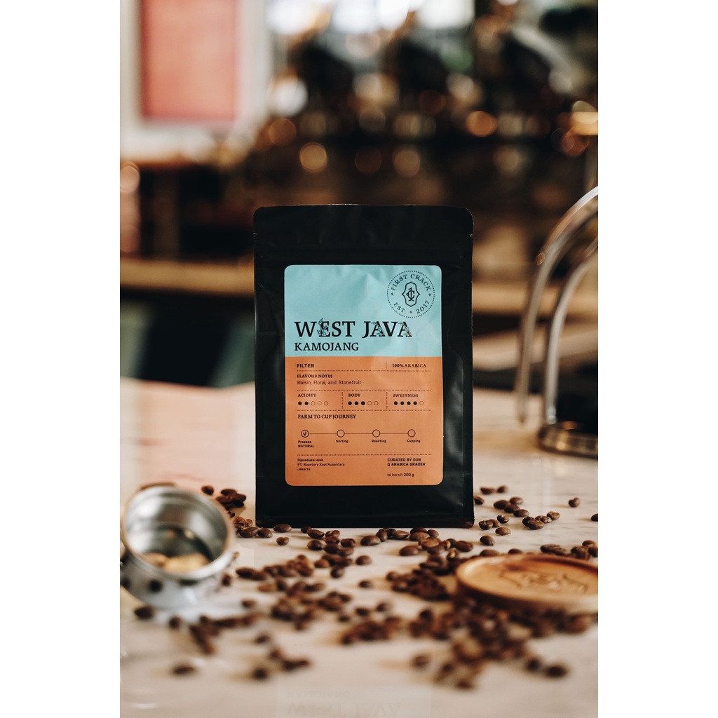 

First Crack Coffee - Beans West Java 200 gr - FIRST CRACK Specialty Coffee Roasted