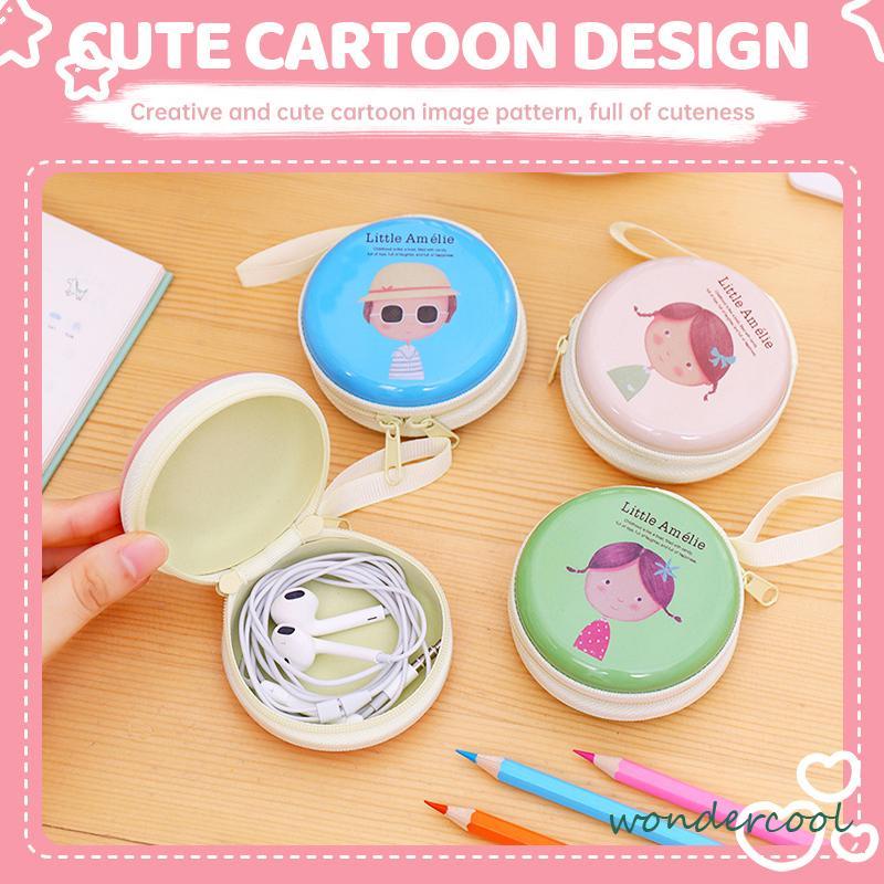 Dompet Koin Kartun Lucu Gadis Mini Coin Bag Mini Portable Dompet Mini-Won