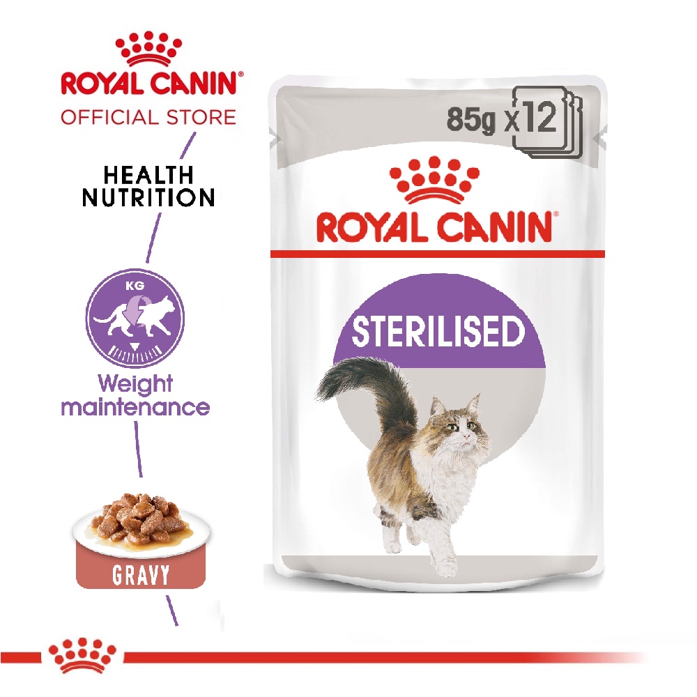 

Royal Canin Sterilised / Sterilized Wet Food Pouch 85gr FRESHPACK