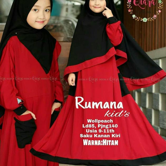GAMIS SYAIR'I ANAK / DRESS MUSLIM ANAK PEREMPUAN