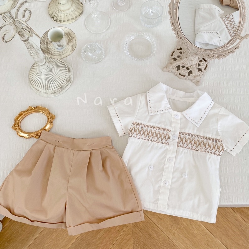 Onnieoppa | STY CALLEO Baby Smocked Set |