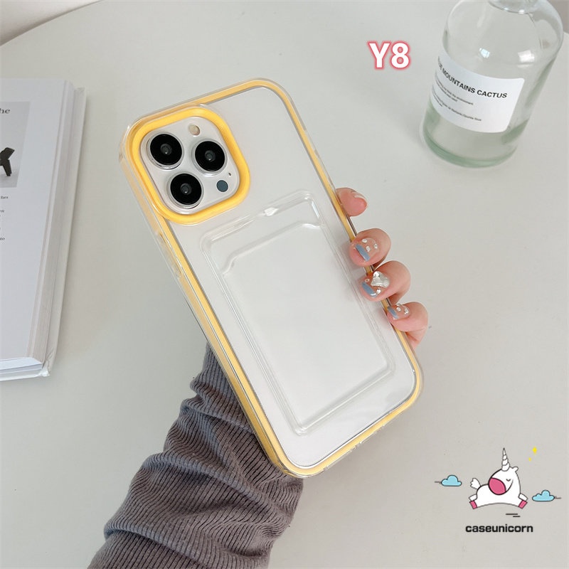 3in1 Casing Soft Case + Dompet Kartu Untuk iPhone 6 6S 7 8 Plus 11 12 13 14 Pro MAX XR X XS MAX SE 2020