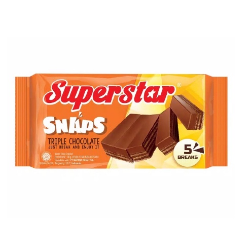 SUPER STAR SNAPS 1BOX ISI 12 PCS / 28G