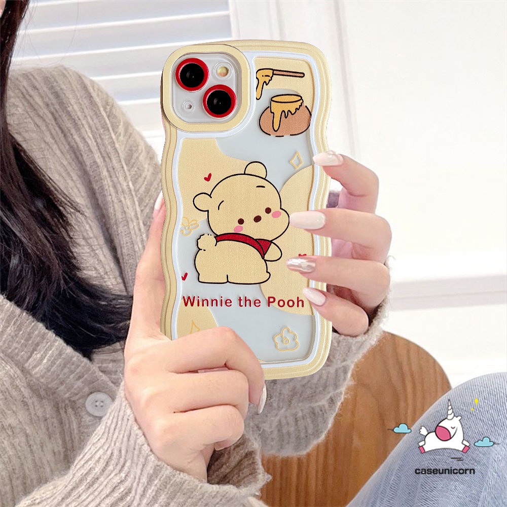 Couple Case Redmi Note10 10s 9s 9Pro 11Pro+8 9 11s 11 10 Pro Redmi 12C A1 9T 10 9A 9C 9 10A 10C A1+POCO X3 NFC Pro M3 Mi 11T Lucu Winnie the Pooh Pochacco Wavy Soft Case Tepi