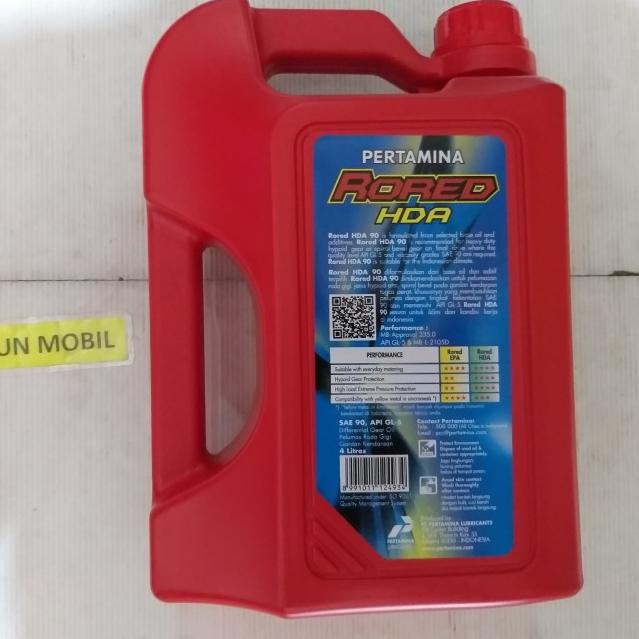 Oli Transmisi Pertamina Rored HDA 90