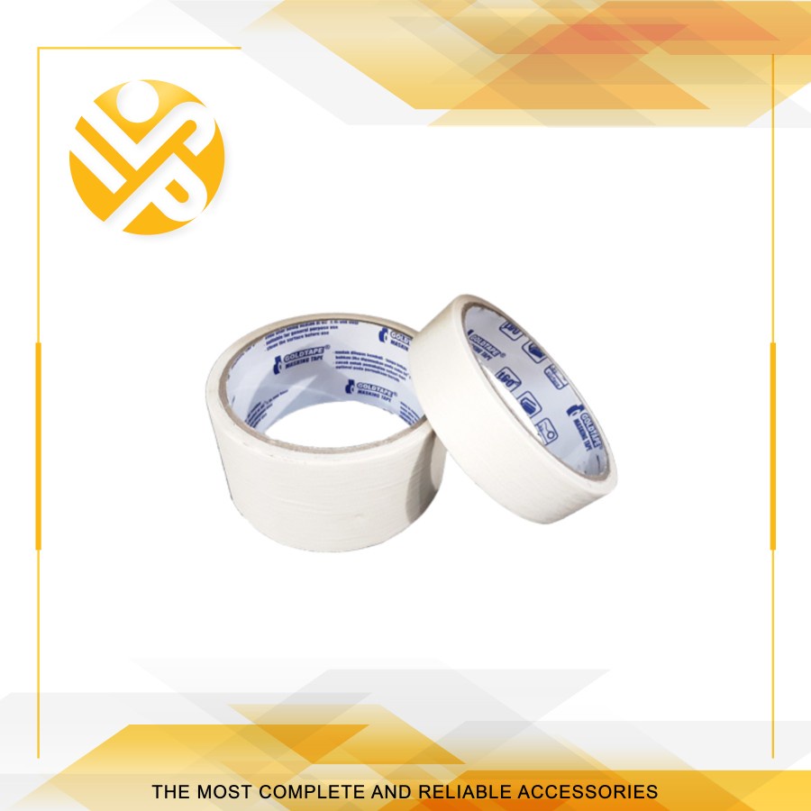 

Lakban Kertas / Masking Tape Goldtape / Isolasi Dico