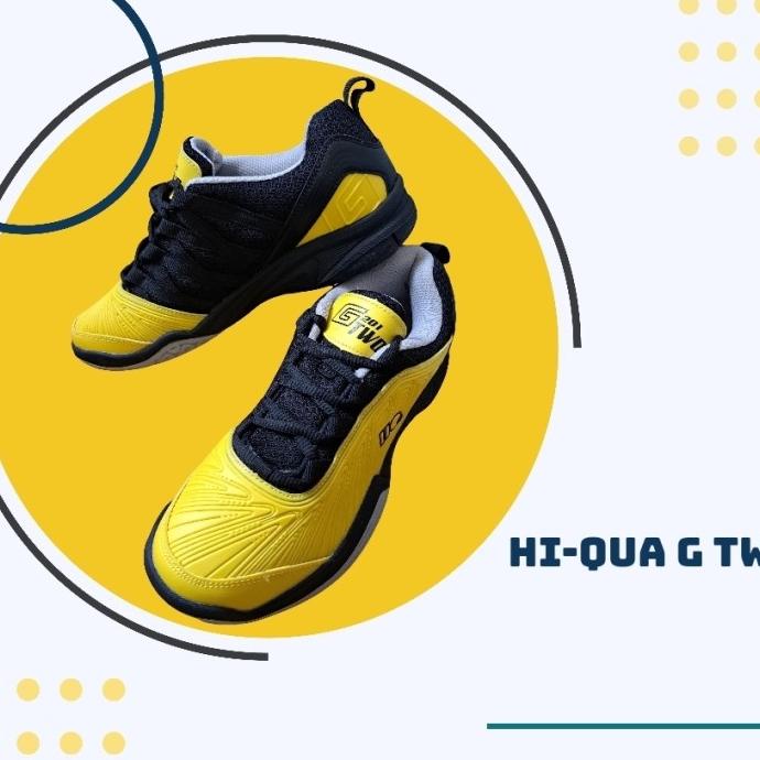 Sepatu Badminton Hiqua / Sepatu Hi-Qua G Two ORIGINAL