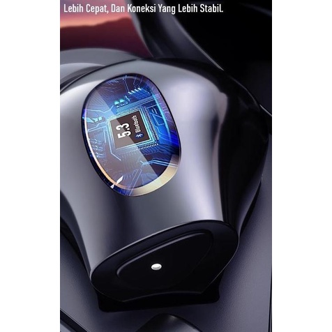 Robot Airbuds T30 Wireless Bluetooth Earphone TWS Earbuds New - Hitam