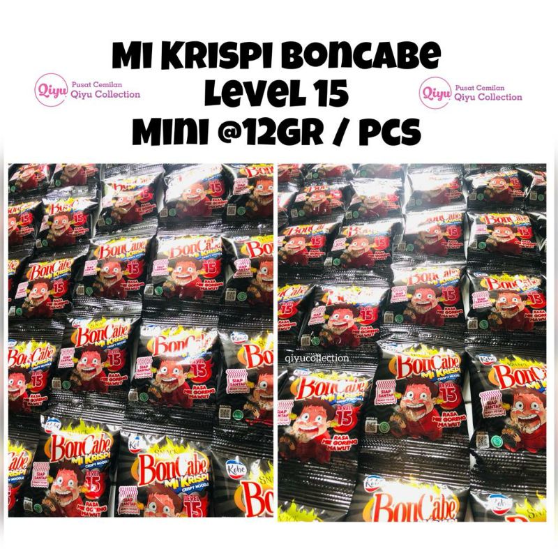 Mi Krispi Boncabe Level 15 Mie Kremes Mawut Snack Viral Cemilan Pedas