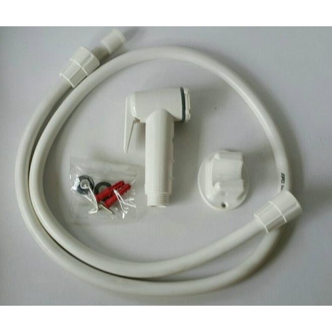 Jopex Semprotan Toilet / Bidet + Selang Flexible PVC 1/2" - BDC 02 W