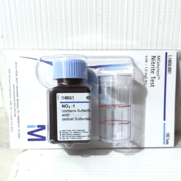 Jual MERCK 14658 0001 NITRIT TEST KIT 100 TEST Shopee Indonesia