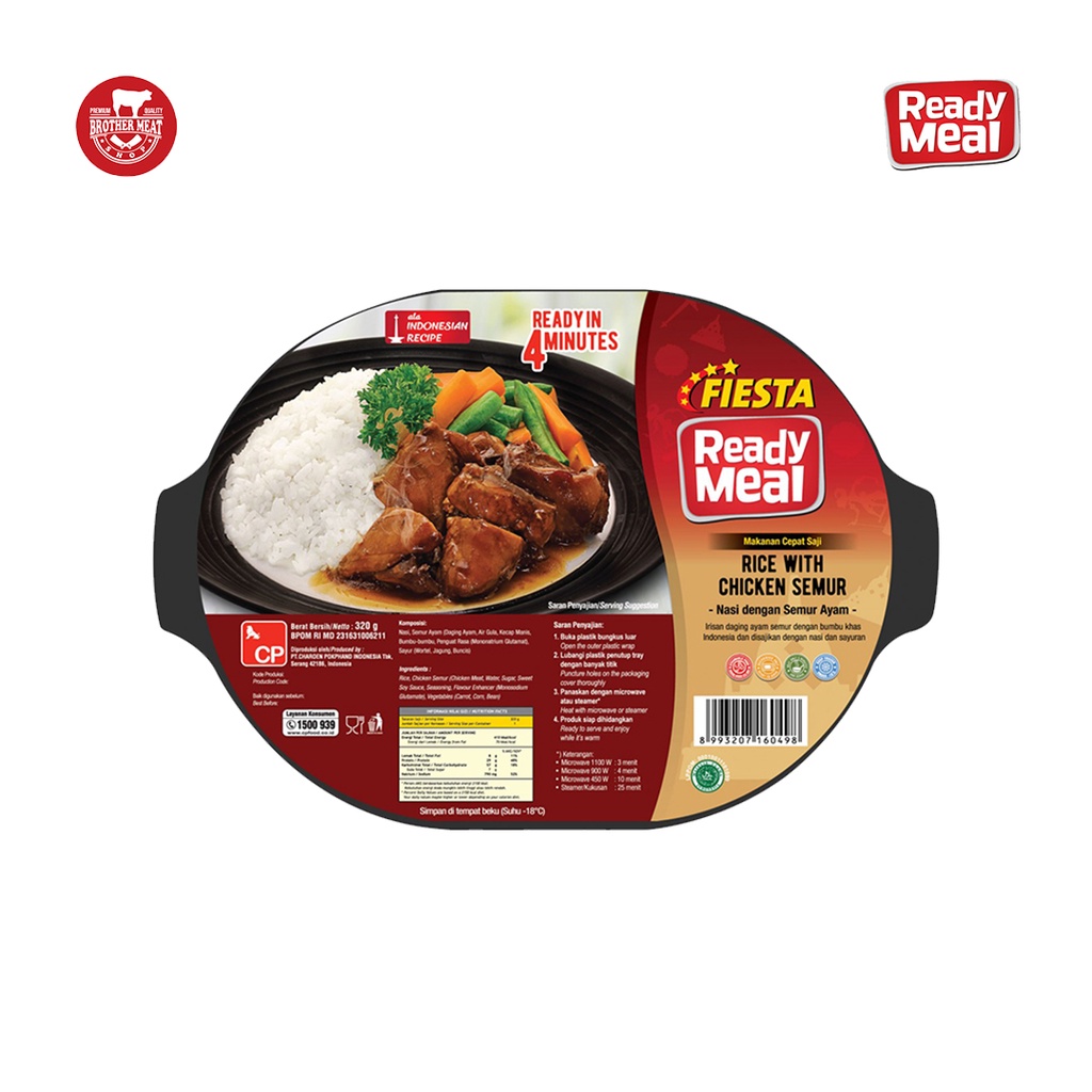 Jual Fiesta Ready Meal Rice With Chicken Semur Gr Halal Shopee Indonesia