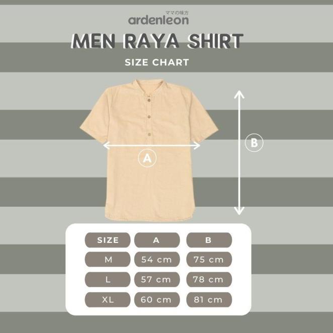Ardenleon - Men Raya Shirt - MEDIUM, TORTILLA