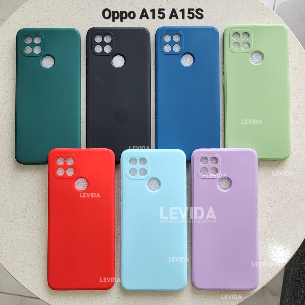 Softcase Oppo A15 Oppo A15S Oppo A16 Oppo A52 Oppo A92 Oppo Reno 5F Macaron Square / Case Square Edg