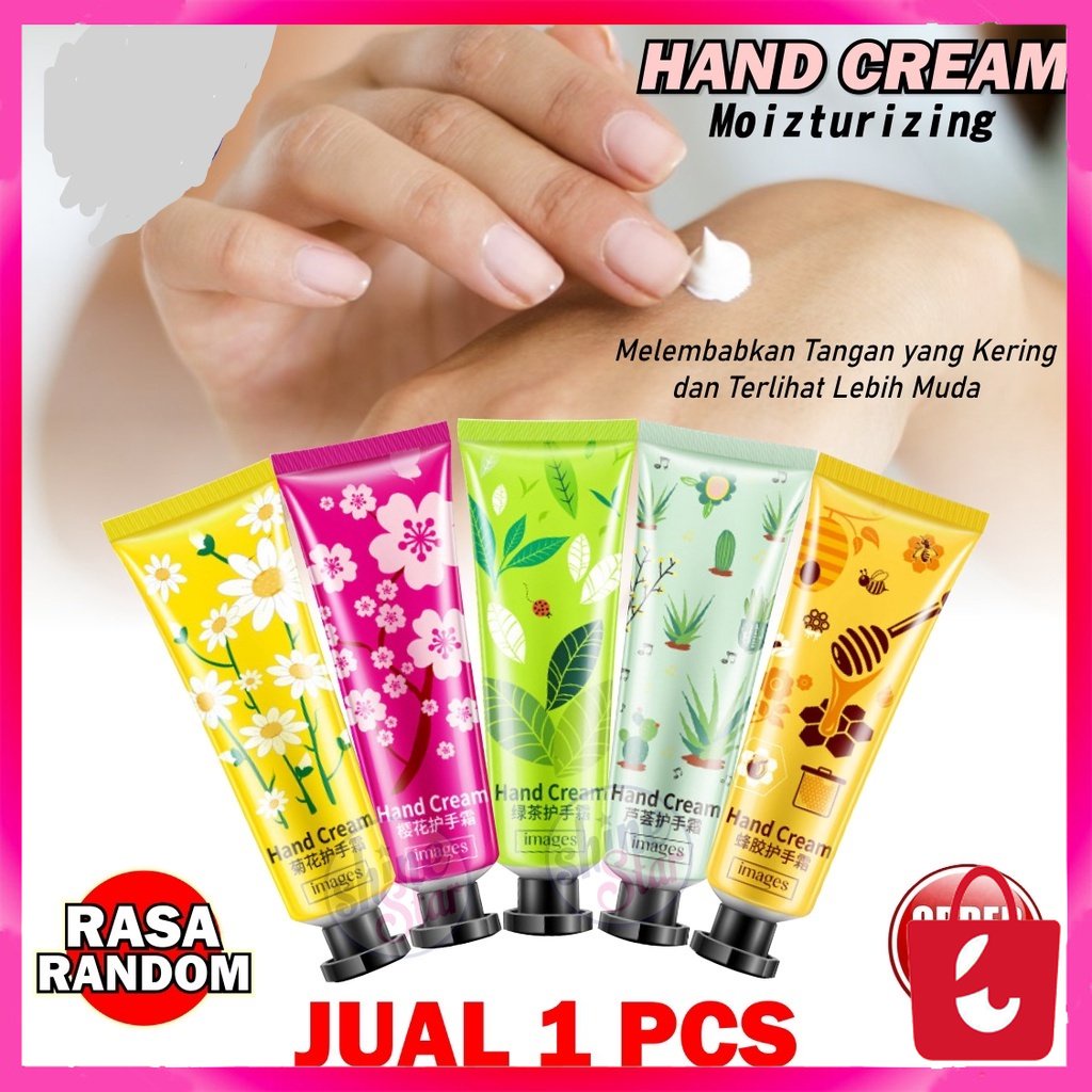 [ISI 1 PCS] HAND CREAM IMAGES - Pelembab Tangan Kering - Krim Pelembap Jari Tangan / Pelembab Kulit Tangan dan Kaki Kering Mirip Minyak Kuda Rorec Bioaqua - 30gr