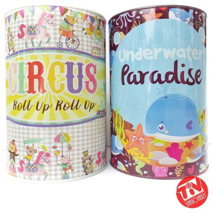 Celengan Kaleng Jumbo Fancy Kualitas Bagus Keren