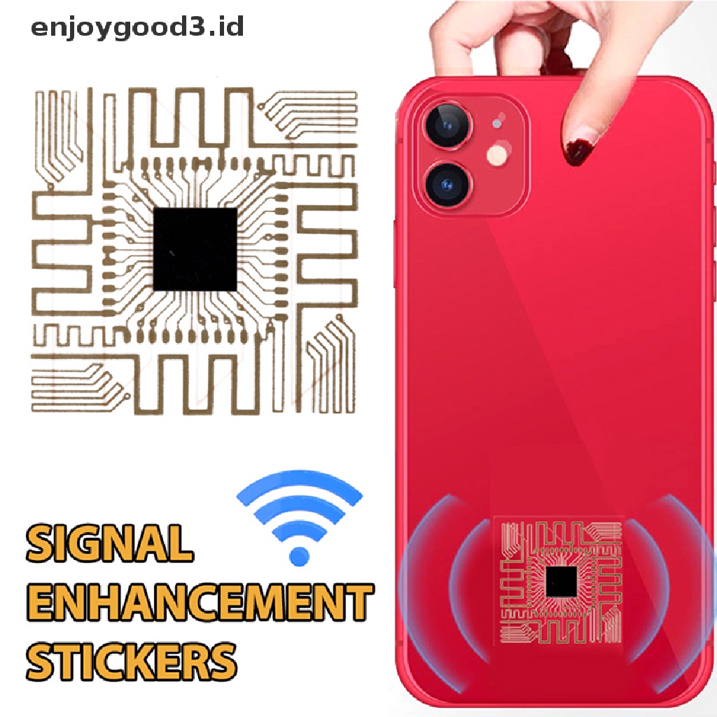 5pcs Stiker Antena Penguat Sinyal Handphone