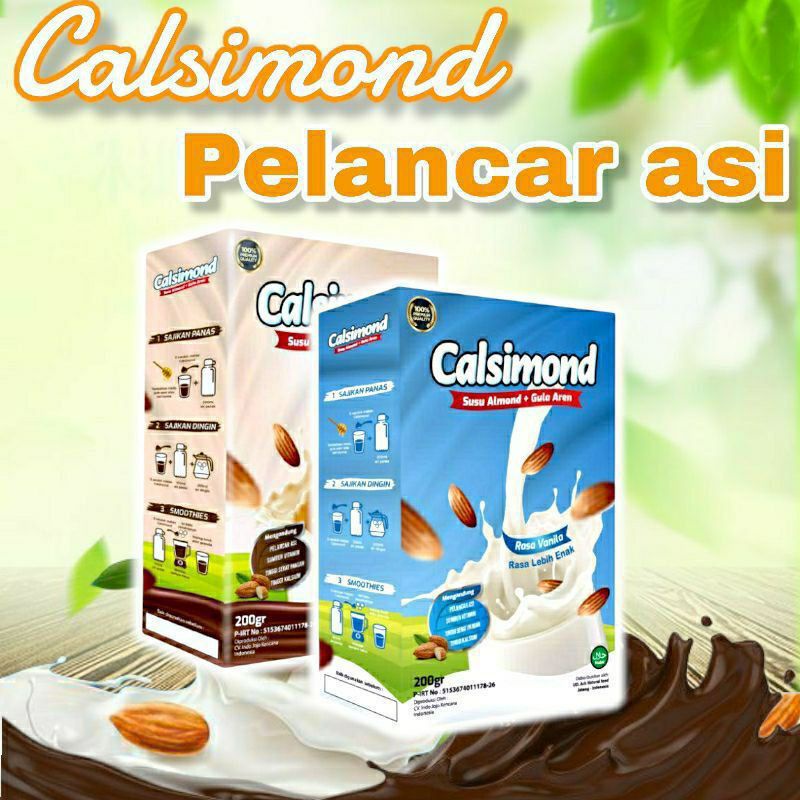 

CALSIMON SUSU KACANG ALMOND PELANCAR ASI