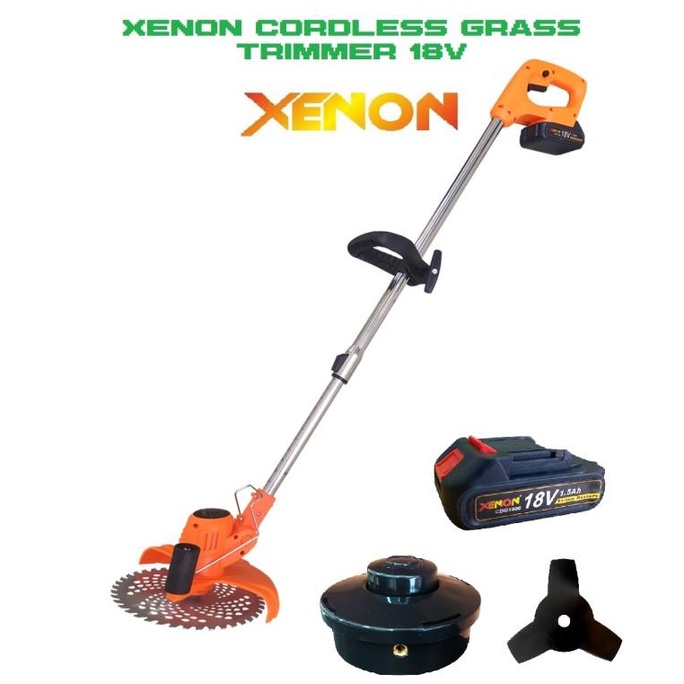 XENON Mesin Potong Rumput Baterai Grass Trimmer Cordless 20v barang laris