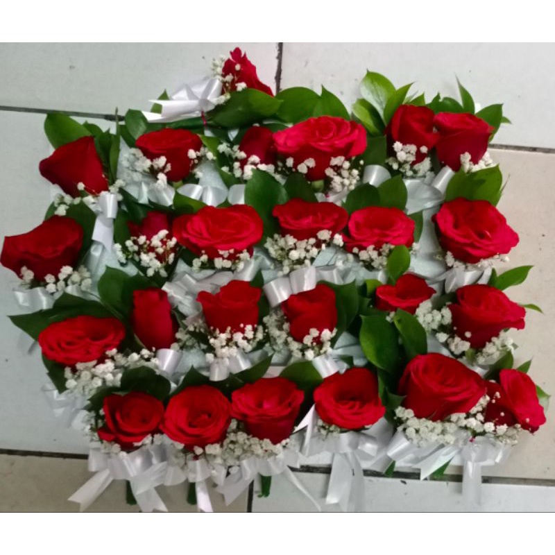 CORSAGE - KORSASE - BUNGA JAS - BUNGA PENGIRING PENGANTIN - BUNGA BRIDEMAIDS - CORSAGE PENGANTIN