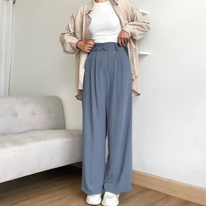 Melisa Kulot Wanita Crinkle Airflow