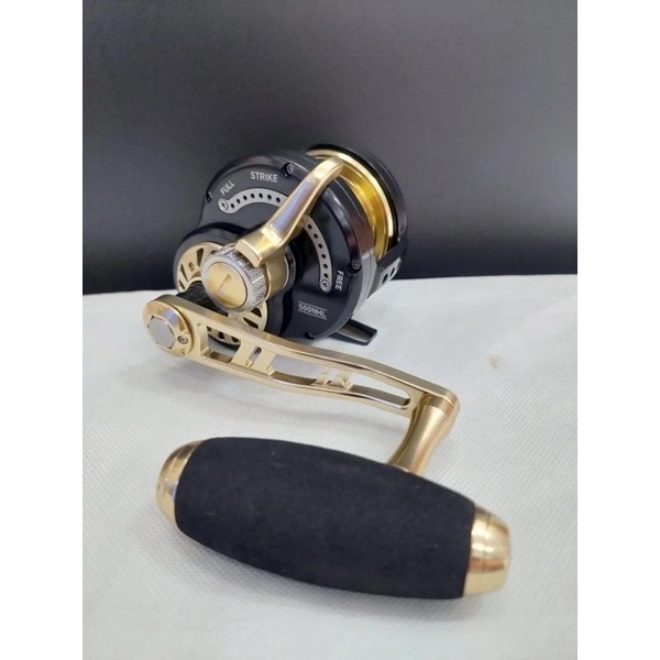 REEL OVERHEAD MAGURO EMISSARY XT 600NHL BLACK GOLD  ANNIVERSARY 20 year limited edition HANDLE KIRI