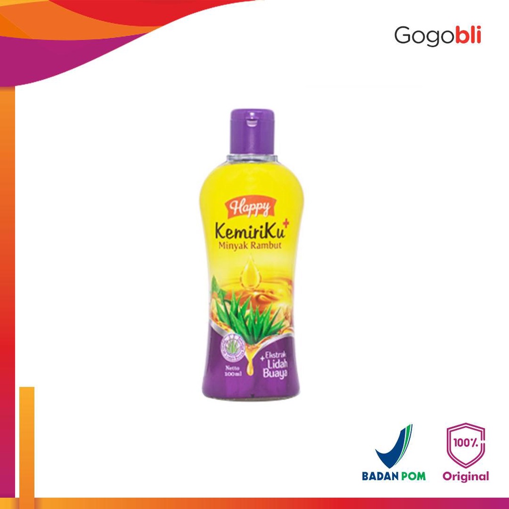 Happy Kemiriku Minyak Rambut Ekstrak Lidah Buaya