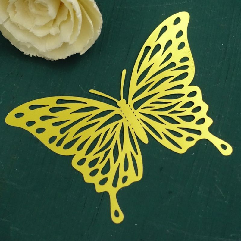 HIASAN KUE / TOPPER KUPU KUPU ISI 12 PCS