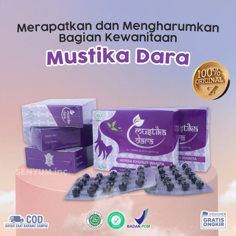 Mustika Dara | Pil Solusi Kewanitaan | BPOM Original