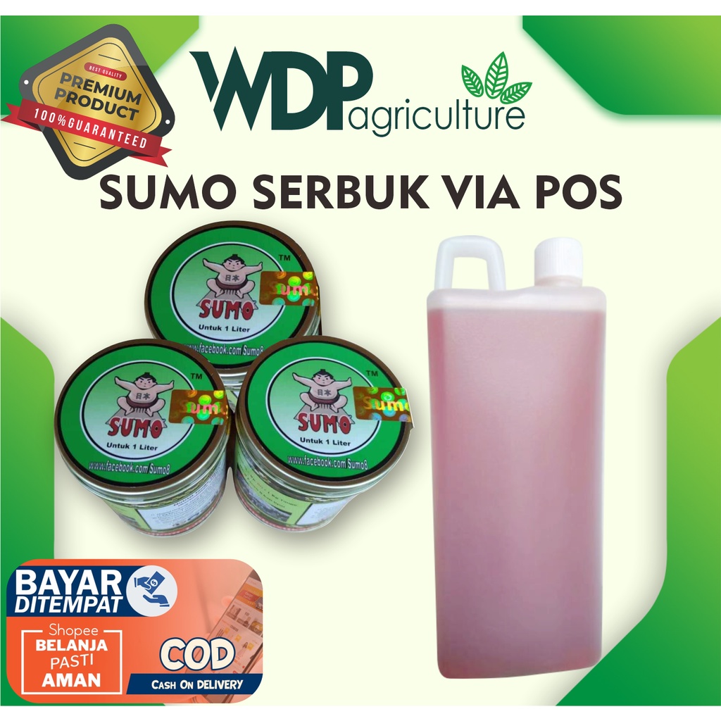 PAKET NUTRISI TAUGE ( Sumo 8 Serbuk via pos + Obat Merah Grade A )