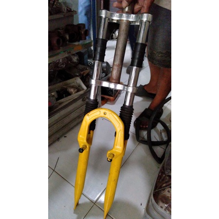 fork double crown mtb 26 oversize classic rem pivot nos T alloy lowrider basman custom cruiser