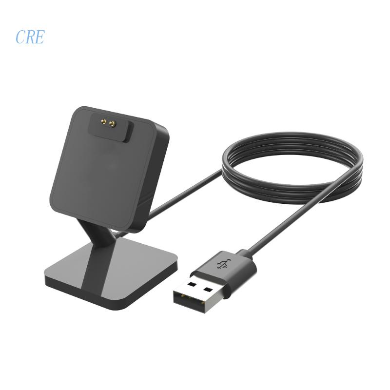 Cre Stand Charger Power Adapter Dengan Kabel USB Untuk Smartwatch Mi Band 7 Pro