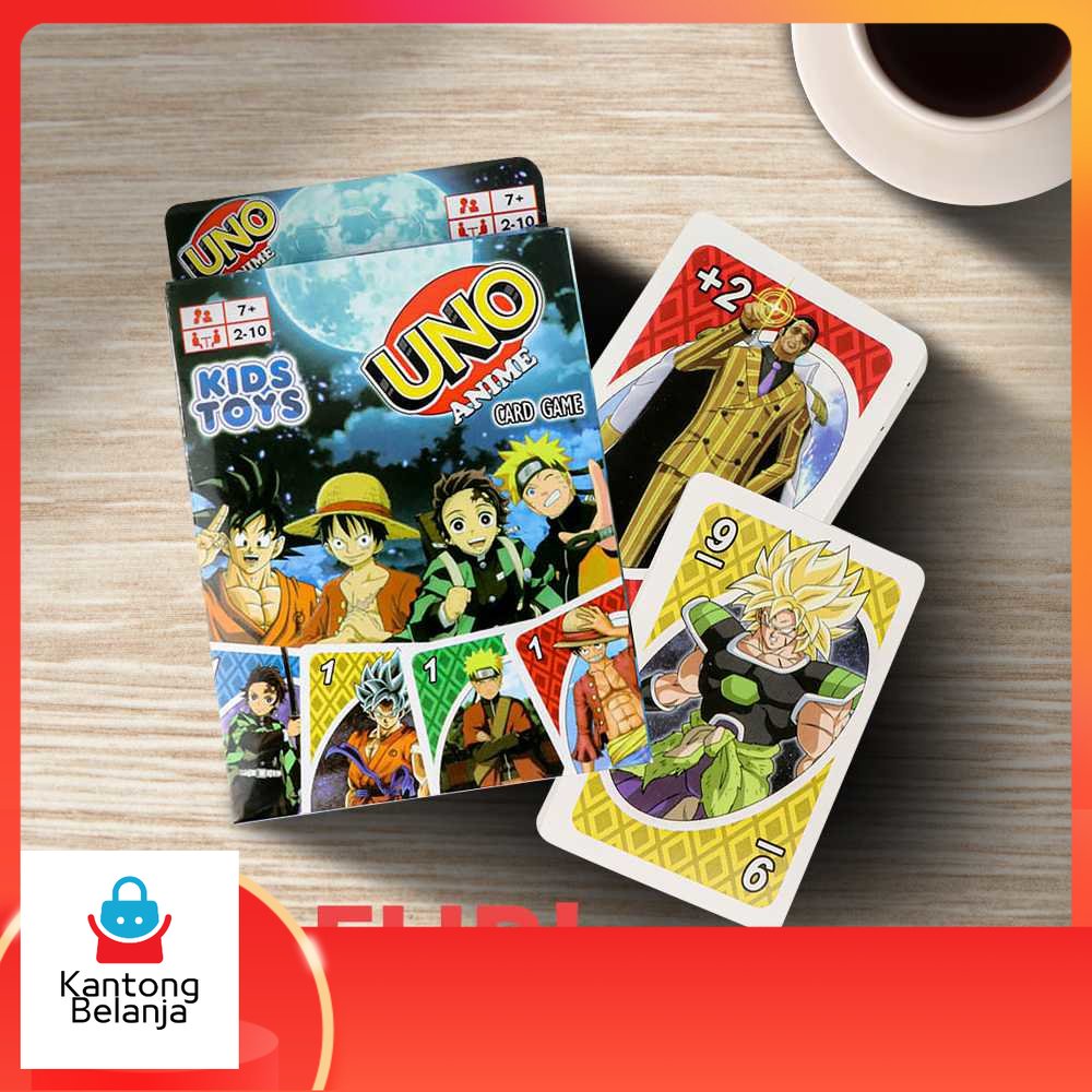 ONE FLIP Kartu Uno Anime Theme Card Game