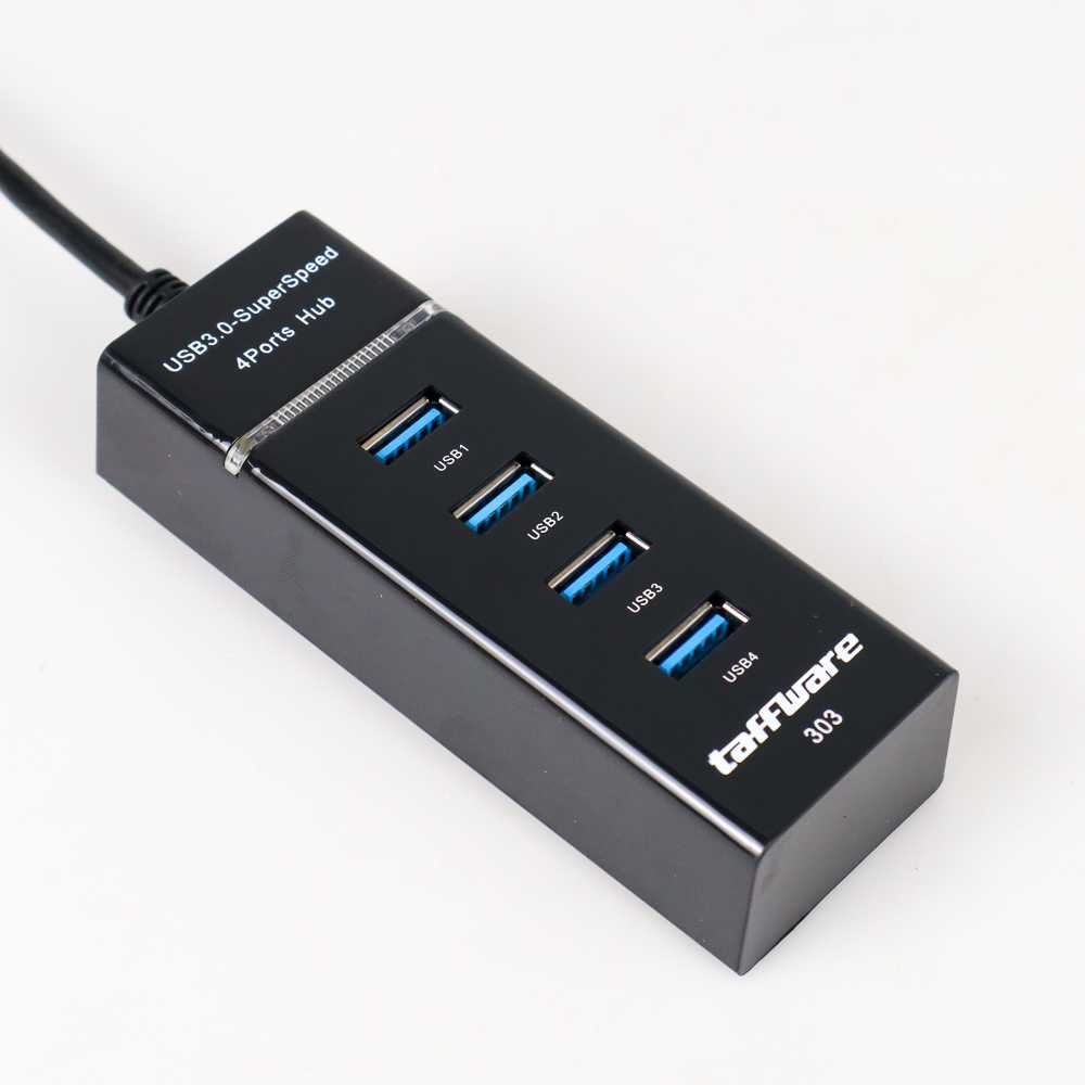 Taffware High Speed 4 Ports USB HUB 3.0 5Gbps Transfer Rate Super Cepat Plug and Play Multifungsi Berkualitas