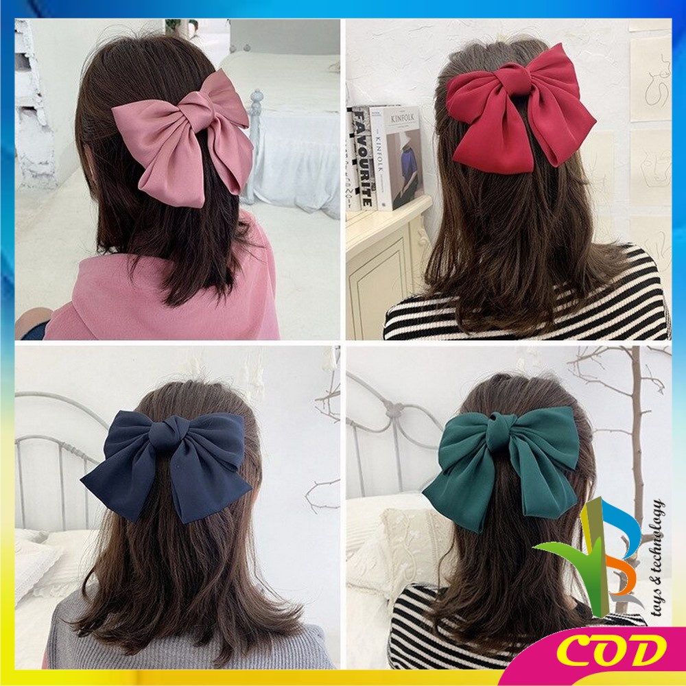 RB-C160 Ikat Rambut Pita Besar Kuncir Rambut Hairband Aksesoris Wanita Kunciran Rambut Korea Style